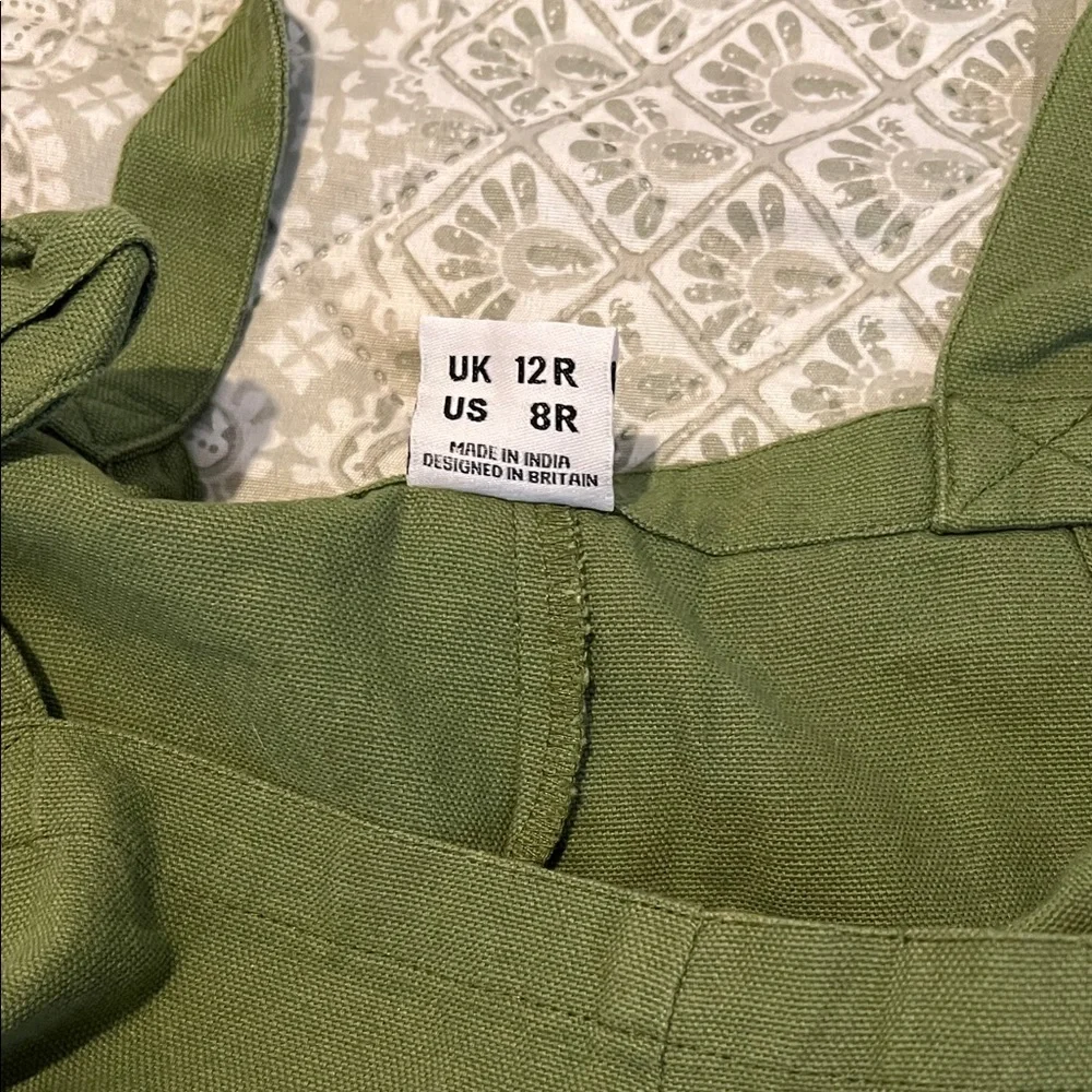 Lucy & Yak green dungarees - Picture 2 of 4